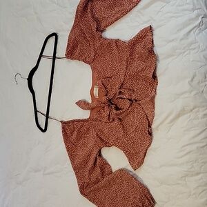 Altard  State womens crop blouse